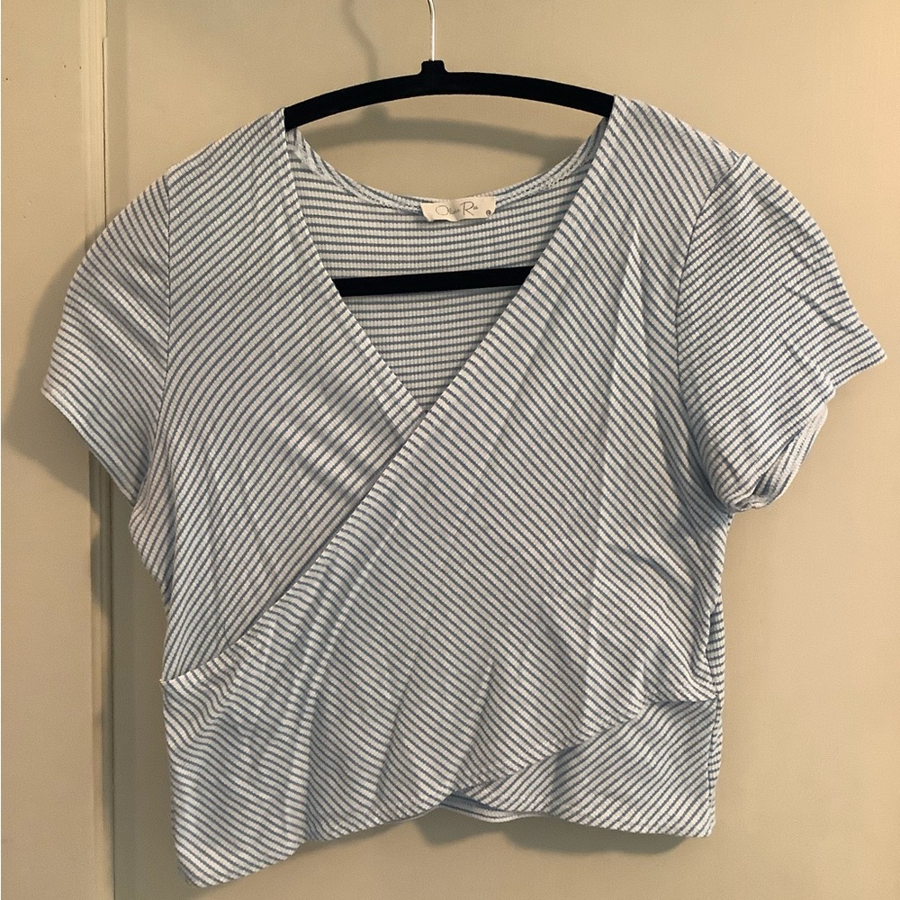 NWOT Wrap Crop Top